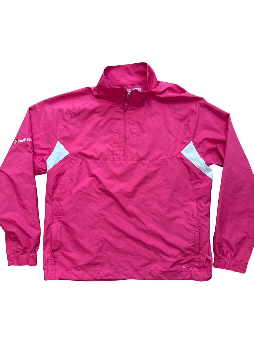Nike Golf Women’s Pink 1/2 Zip Up Pullover Windbreaker‎ Lightweight Golfer